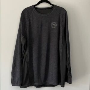 Tommy Bahama Men’s Reversible Long Sleeve Rash Guard Type Shirt - XL - Gray